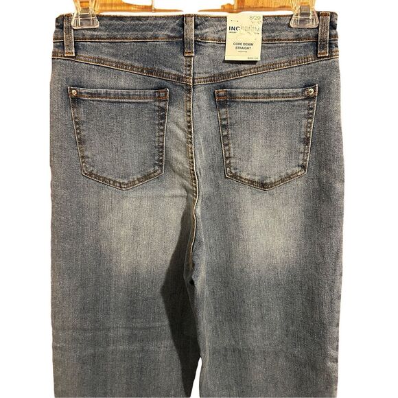 INC High Rise Core Denim Indigo Straight Jeans Women’s Size 8/29 NWT - Picture 6 of 10